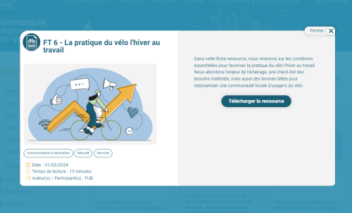 Velo hiver